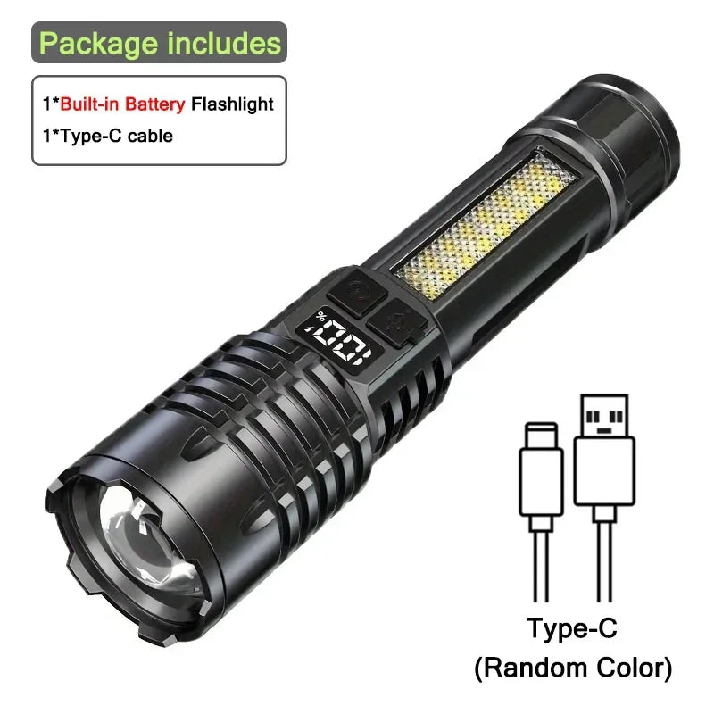 High Power LED Flashlight from Danoz Direct is your ultimate companion for outdoor adventures - Buy 1 Get 1 Free!