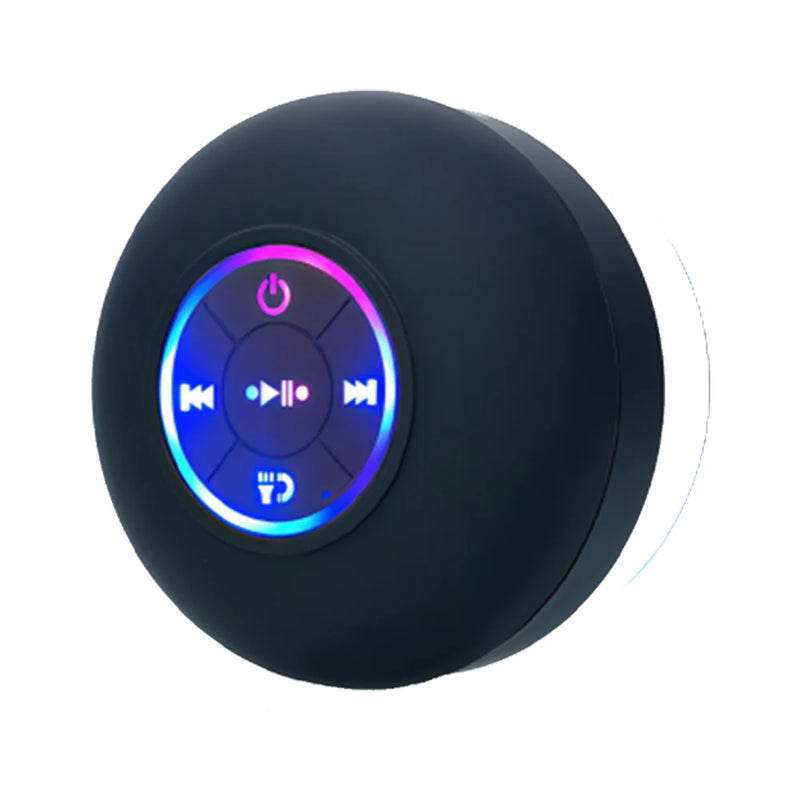 Danoz SoundSmart – Pump Up the Jams Anywhere! Portable Wireless Bluetooth Speaker with LED Light, IPX4 Waterproof & Suction Cup – Perfect for Bathroom, Outdoors & More – Buy 1 Get 1 More! 🔊💡🚿