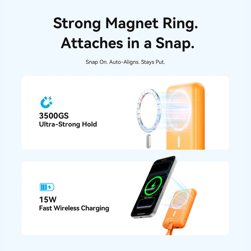 ⚡ Danoz PowerSmart | Magnetic Power Bank 10000mAh | 22.5W Fast Charge 🔋 | 15W Wireless 📡 | PD3.0 & QC3.0 | iPhone 17 Compatible