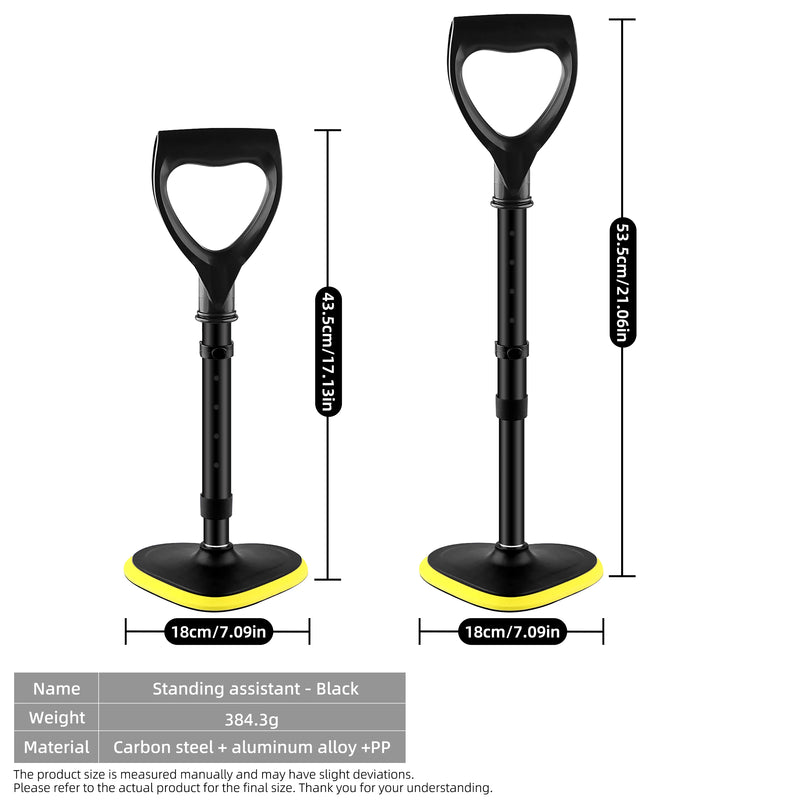 💪 Danoz AidSmart | Adjustable Standing Assist Device | Mobility Aid for Seniors & Elderly | Get Up Safely & Independently | Lightweight & Portable | Blue & Black ❤️✨