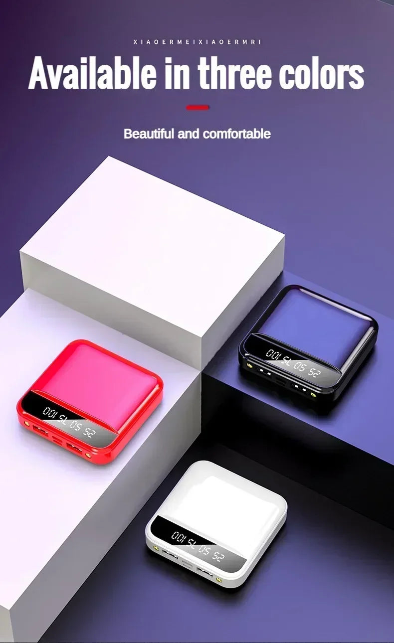 Danoz PowerSmart Mini Power Bank ⚡ | 10,000mAh & 20,000mAh | 120W Super Fast Charging | LED Display | Dual USB | Works with iPhone, Samsung & More!