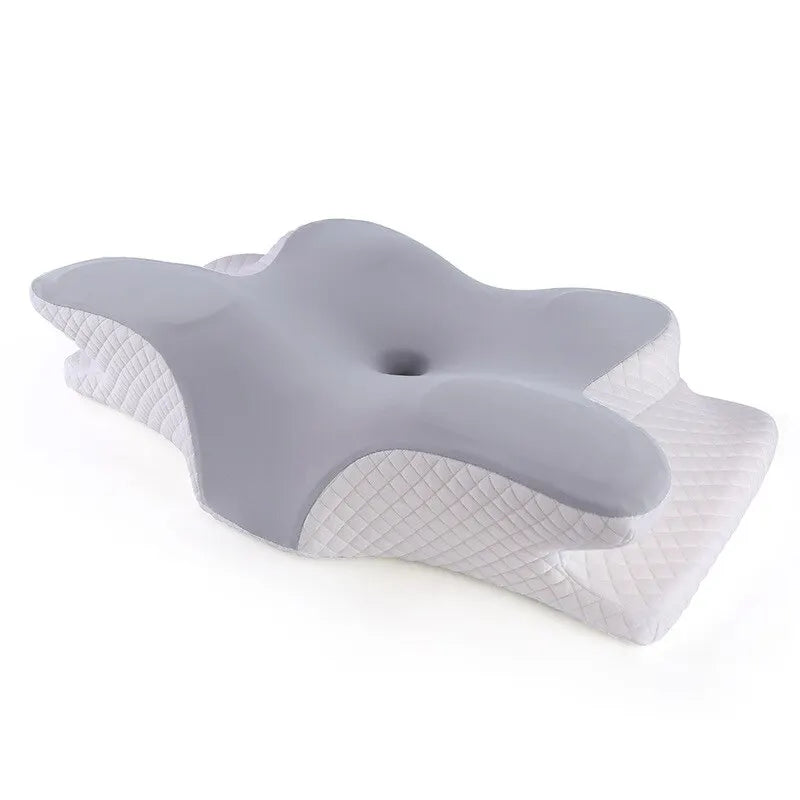 Danoz Bedroom - Memory Foam Pillows Butterfly Shaped Relaxing Cervical Slow Rebound Neck Pillow Pain Relief Sleeping Orthopedic Pillow