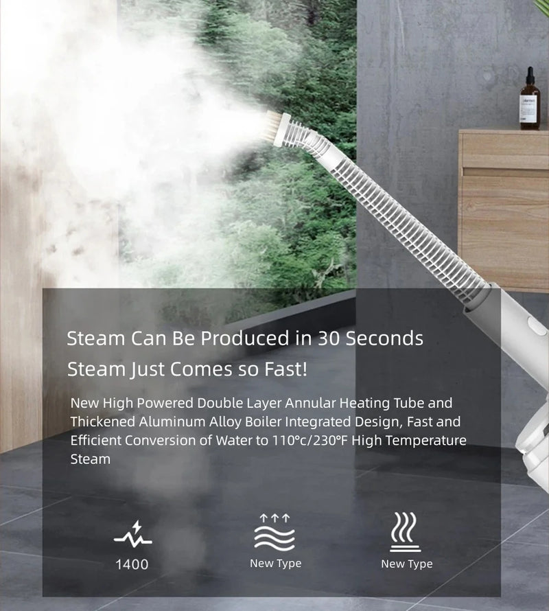 Danoz SteamSmart - Just in - Steam Mop Cleaner with Detachable Handheld High Temperature Steamer for Hardwood/Laminate Floor, Tiles, Marble and everything else..