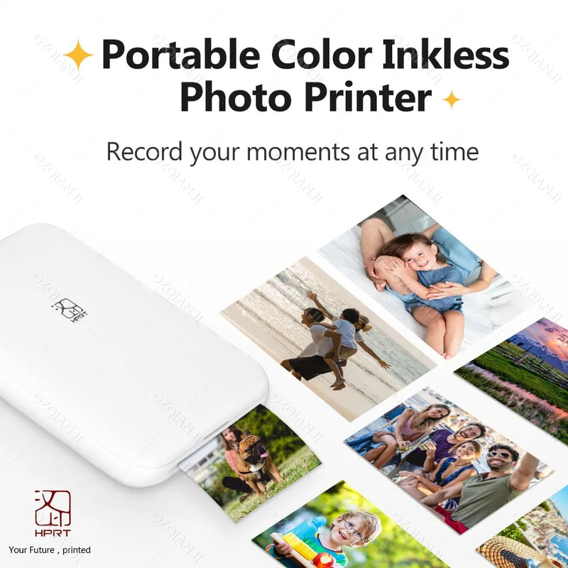 📸 Danoz PrintSmart | Pocket Photo Printer | Bluetooth | Zink Inkless | 2×3" | iOS & Android | AR Photo | Colour Prints