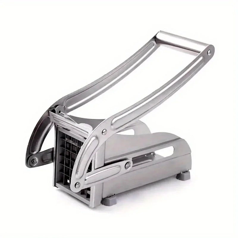 🍟 Danoz CookSmart | 4-in-1 Stainless Steel Manual Potato Cutter | French Fries Slicer | Chips Maker | Meat Chopper & Dicer | 304 Steel | FCM Certified ✨