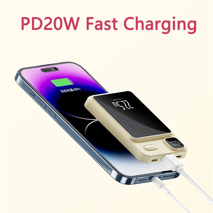 Introducing Danoz Direct Smart 20000mAh Wireless Charger Power Bank! With magnetic Qi technology and 22.5W fast charging