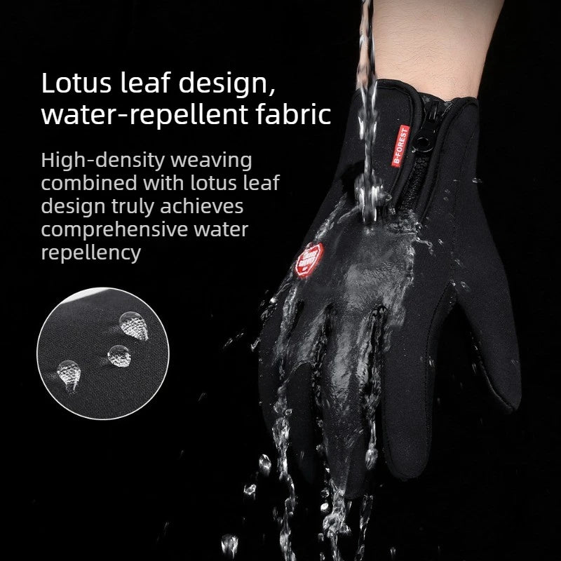 Danoz WinterSmart - Polyester USB Heated Gloves Waterproof Reusable Rechargeable Gloves Non-Slip Adjustable Touchscreen Gloves& Mittens for Winter