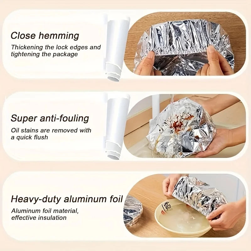 🍲 Danoz FoodSmart | Aluminum Foil Covers | Heat-Resistant Insulation Lids | Keeps Food Warm & Fresh | Food Grade | 50 or 100 Pack | Fits Bowls & Plates