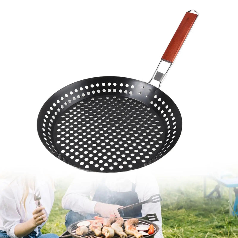 Your new grilling best friend Danoz BBQMagic Grilling Skillet. Built tough from premium carbon steel, Huge 30.5cm powerhouse!
