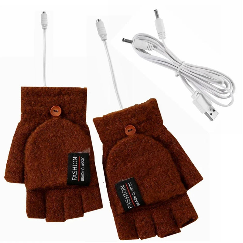 Danoz WinterSmart | USB Electric Heated Gloves | Double-Sided Heating | Convertible Design | Skiing, Tubing & Outdoors 🧤❄️