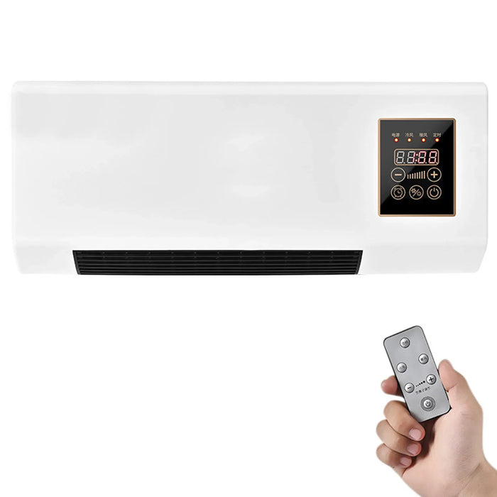 Danoz Appliances - Wall Mounted Mini Air Conditioner and Heating with Remote Control for Bedrooms Living Rooms, Caravans, Office