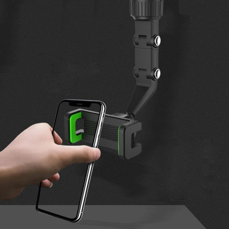 Danoz Cars🚗 Buy One Get One! Multifunctional car phone holder easily attaches to your car's rearview mirror or seat