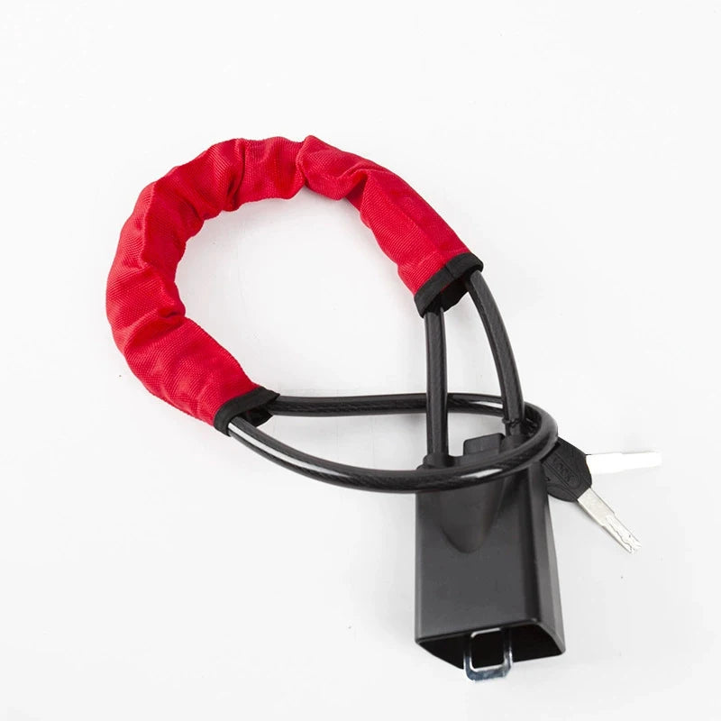 🔒 Danoz CarSmart | TopLock Steering Wheel Lock | Anti-Theft Steel Cable | Universal Fit | Square & Circular Key Styles | 8 Colours