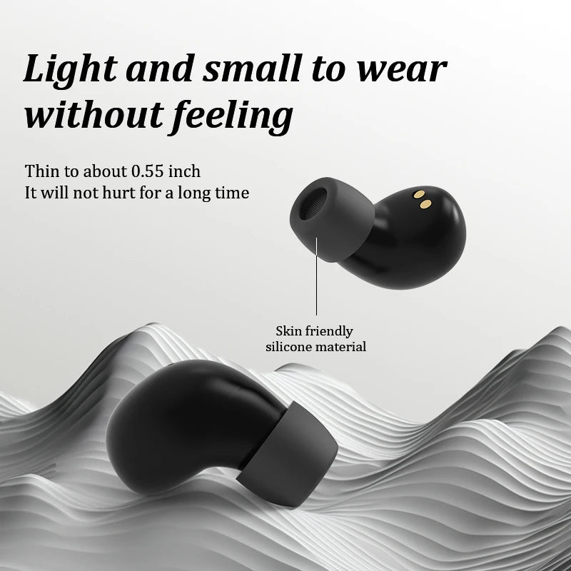 🎧 Danoz SoundSmart | SK19 Bluetooth 5.3 Mini Invisible Earbuds | TWS | HIFI Stereo | Noise Reduction | Built-In Mic | White, Blue & Black