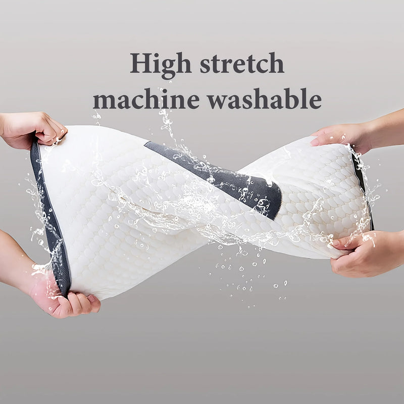 🛏️ Danoz PillowSmart | 2-Pack Massage Neck Pillows | Ergonomic Orthopedic Contour | Adjustable | Removable Zippered Cover | Machine Washable | Dark Grey ✨