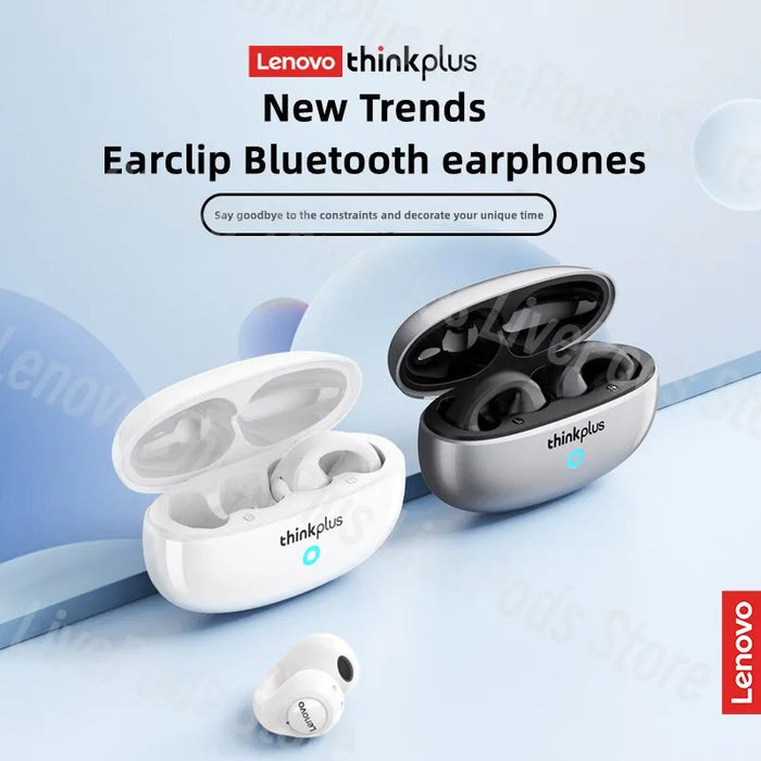 Danoz Direct - Lenovo XT83II TWS Wireless Headphones Bluetooth 5.3 Earphones Earclip Design Touch Control HD Earbuds Sports Headset