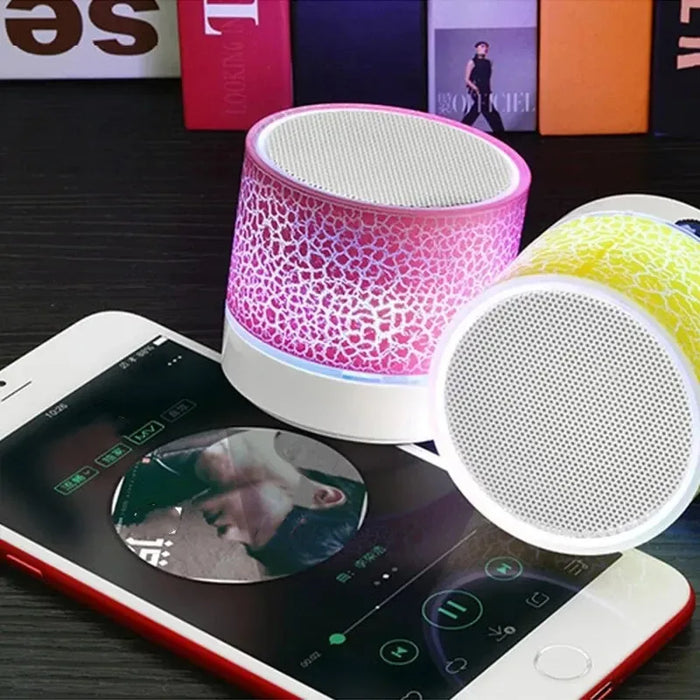 Danoz Smart  🔊Bluetooth Mini Speaker Wireless Speaker Colorful LED TF Card USB Subwoofer Portable MP3 Music Sound Column For PC Phone