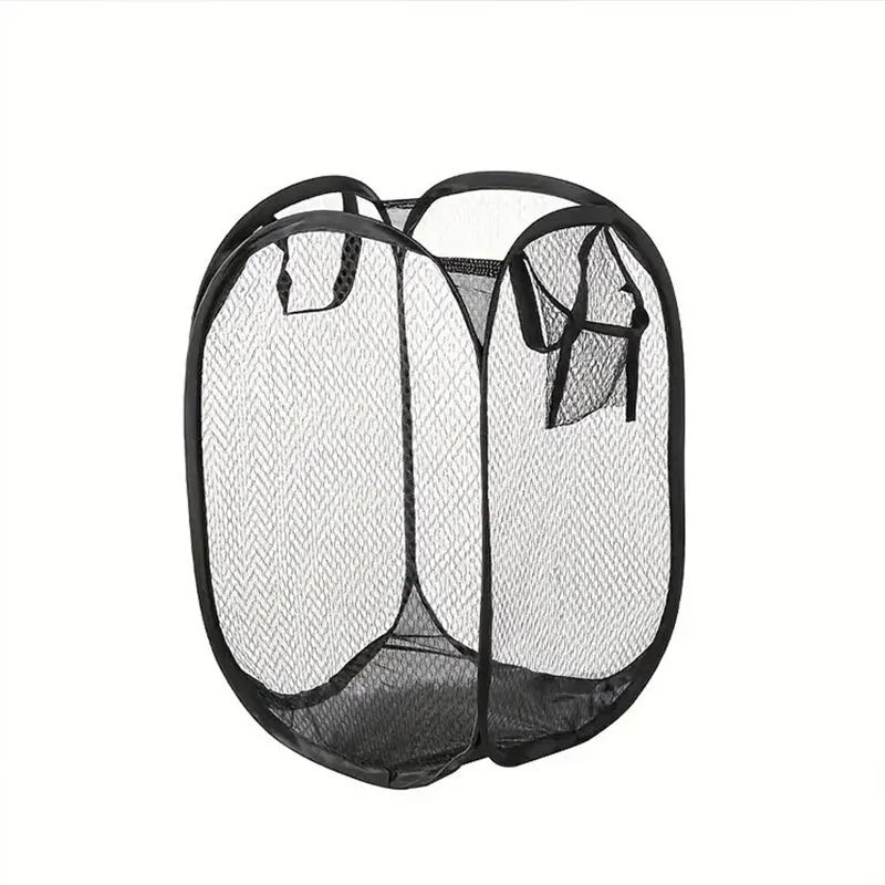 Buy 1 Get 1 Free - Tackle laundry day with a smile using Danoz Mesh Pop-up Laundry Basket! With its roomy, breathable mesh design, it keeps your dirty clothes fresh and well-ventilated
