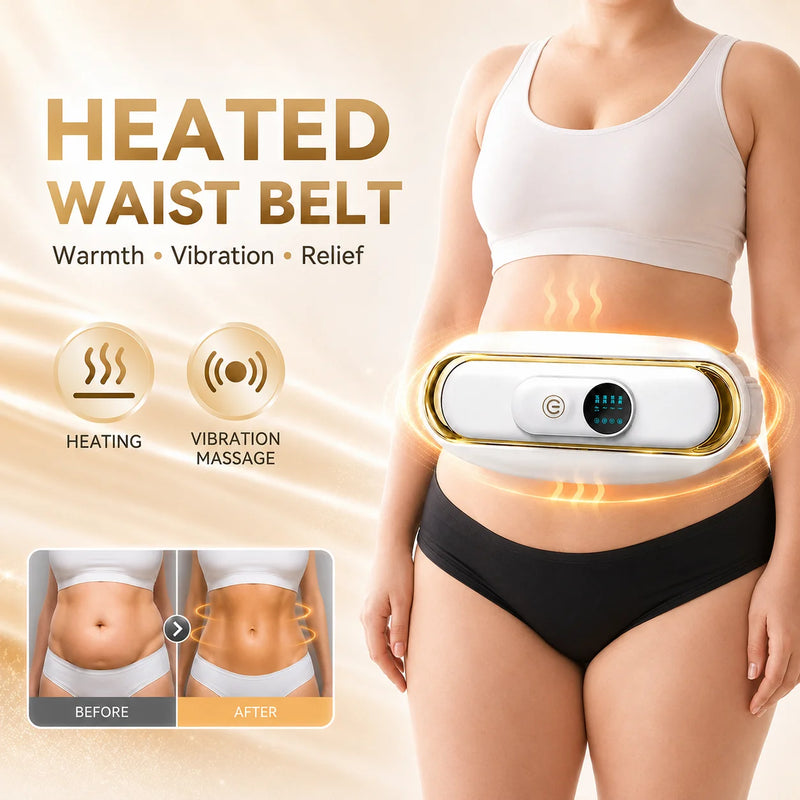 🔥 Danoz SlimSmart | Electric Abdominal Slimming Belt | EMS Fat Burner | Anti-Cellulite Massage | Body Shaping | Heating | Women & Men