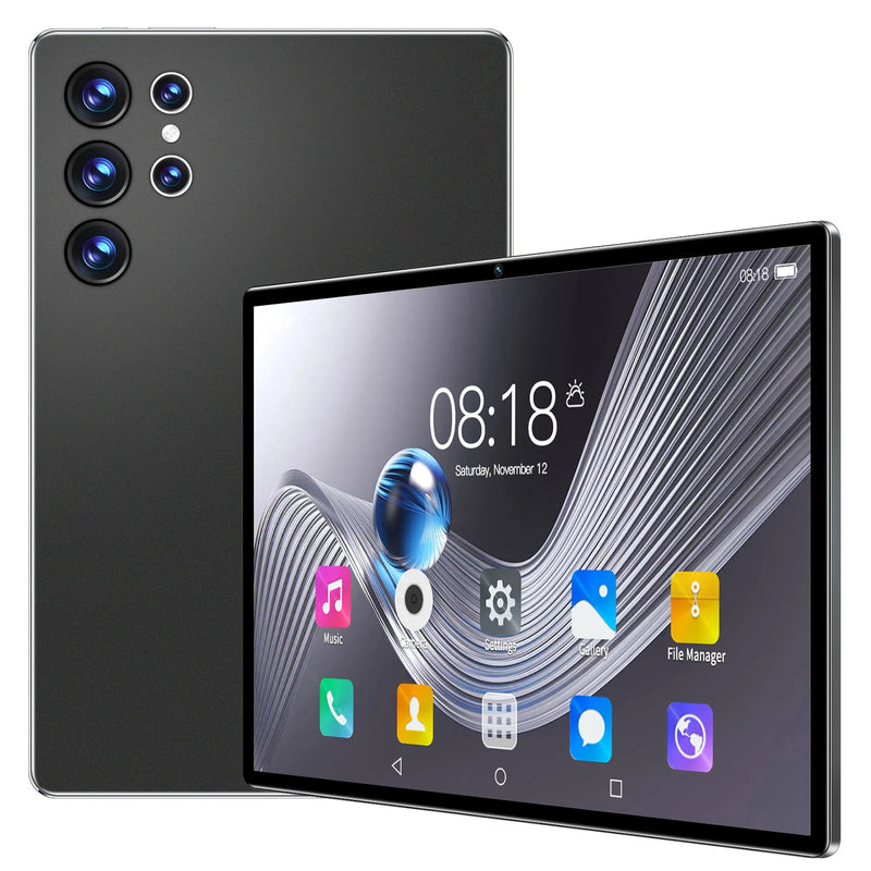 📱 Danoz TechSmart | Qetupa 10.1" Android 13 Tablet | Octa-Core | 4GB RAM 64GB ROM | 6000mAh | WiFi | Bluetooth | 5MP + 2MP | Google Play | Blue or Black