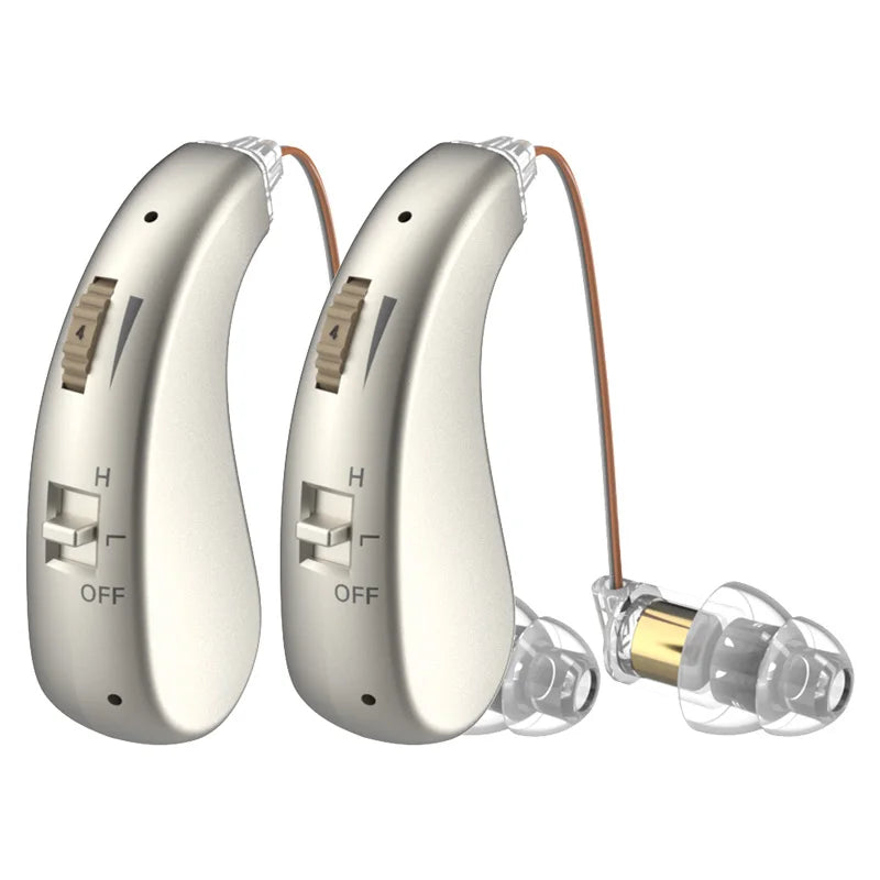 Experience clearer, crisper sound with Danoz 2 sets of mini digital hearing aids—designed just for seniors!