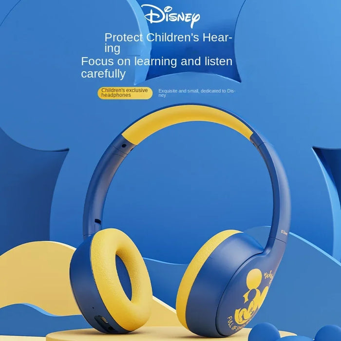 Danoz Brands - Disney Headphones for Youth, Children, and Students Ear Protection Bluetooth Physical Noise Reduction Music and Sports Earphones