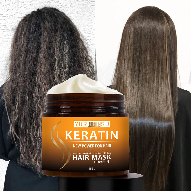 Danoz BeautySmart - Buy 1 Get 1 Free! Keratin hair mask provides deep conditioning, is easily absorbed, and improves hair texture and frizz.