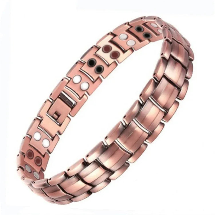 Danoz HealthSmart - Healing Healthy Copper Magnetic Bracelet for Men Arthritis Pain Relief Bio-Energy Blood Pressure Bracelet Health Bangle Jewelry - Buy 1 Get 1 More!