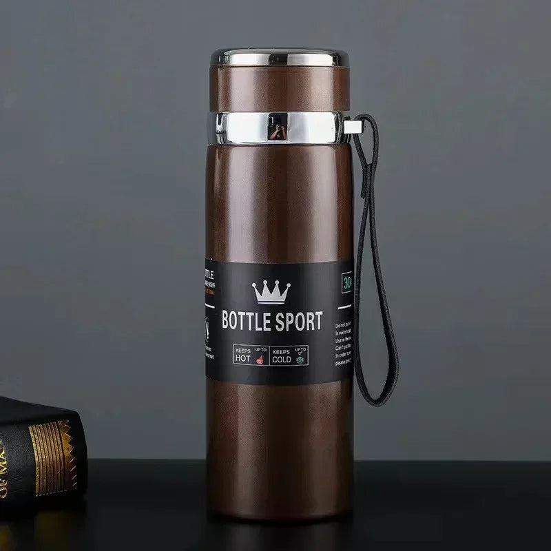 Danoz Direct - 1L Thermal Water Bottle Keep Cold and Hot Water Bottle Thermos for Water Tea Coffee Vacuum Flasks Stainless Steel Thermos Bottle