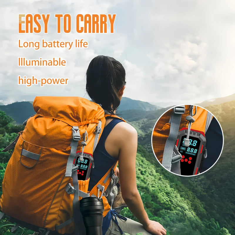 Danoz Mighty Jump/Pump - 12V Durable 2-in-1 Car Jump Starter & Tire Air Compressor - 150PSI, -40°C-80°C Low-Temp Operation, USB Port for Phones, LED Emergency Lights