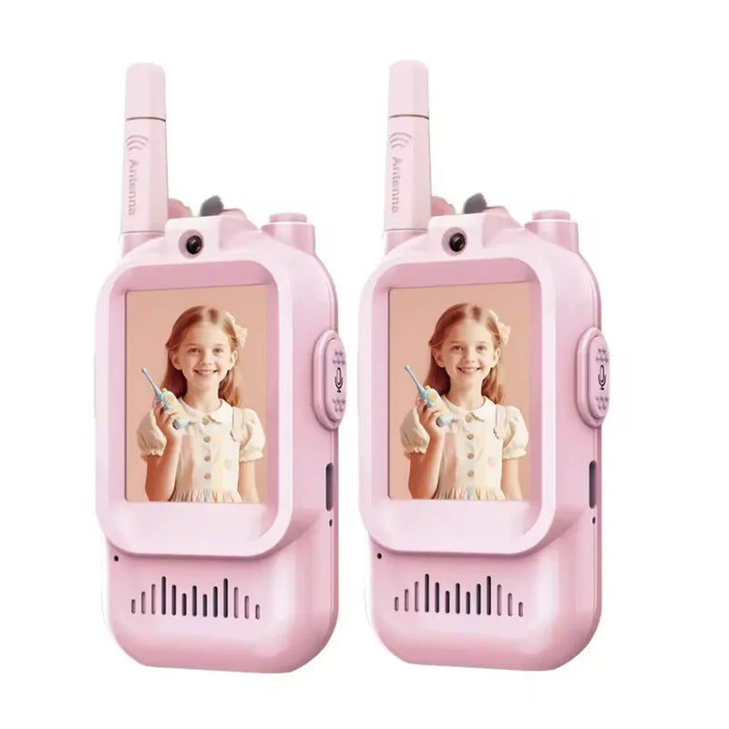 Danoz KidSmart – Talk, See & Adventure Together! USB Rechargeable Magecam Video Walkie Talkies for Kids – 2 Pack with HD Screen, One-Click Call & Fun Voice Effects – Buy 1 Get 1 More! 🎙️📹🎉
