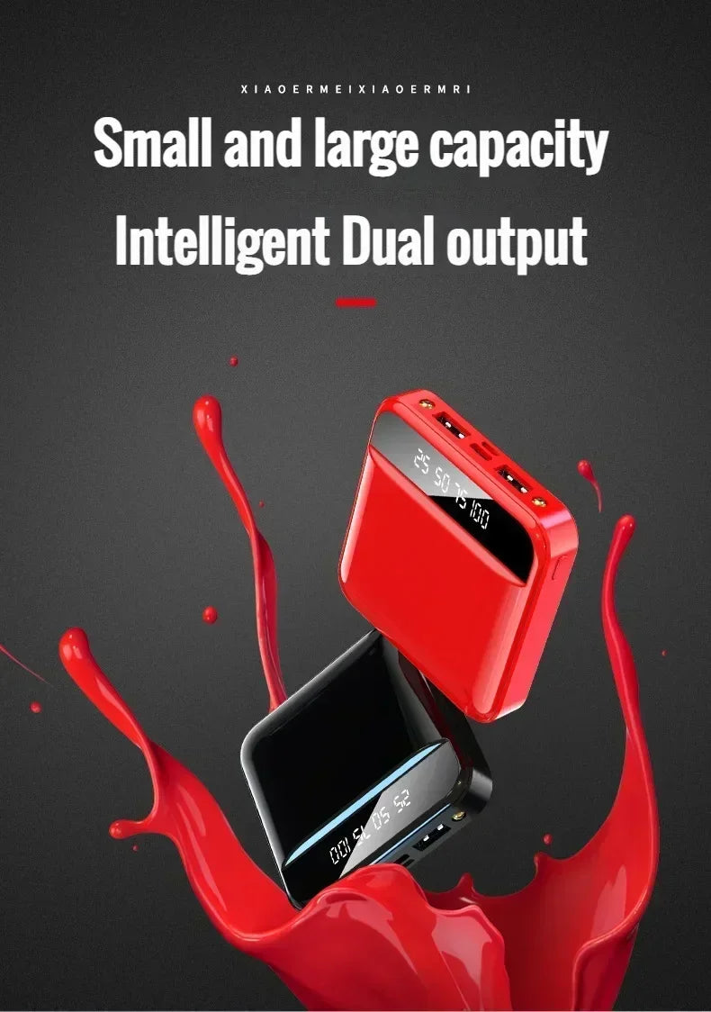Danoz PowerSmart Mini Power Bank ⚡ | 10,000mAh & 20,000mAh | 120W Super Fast Charging | LED Display | Dual USB | Works with iPhone, Samsung & More!