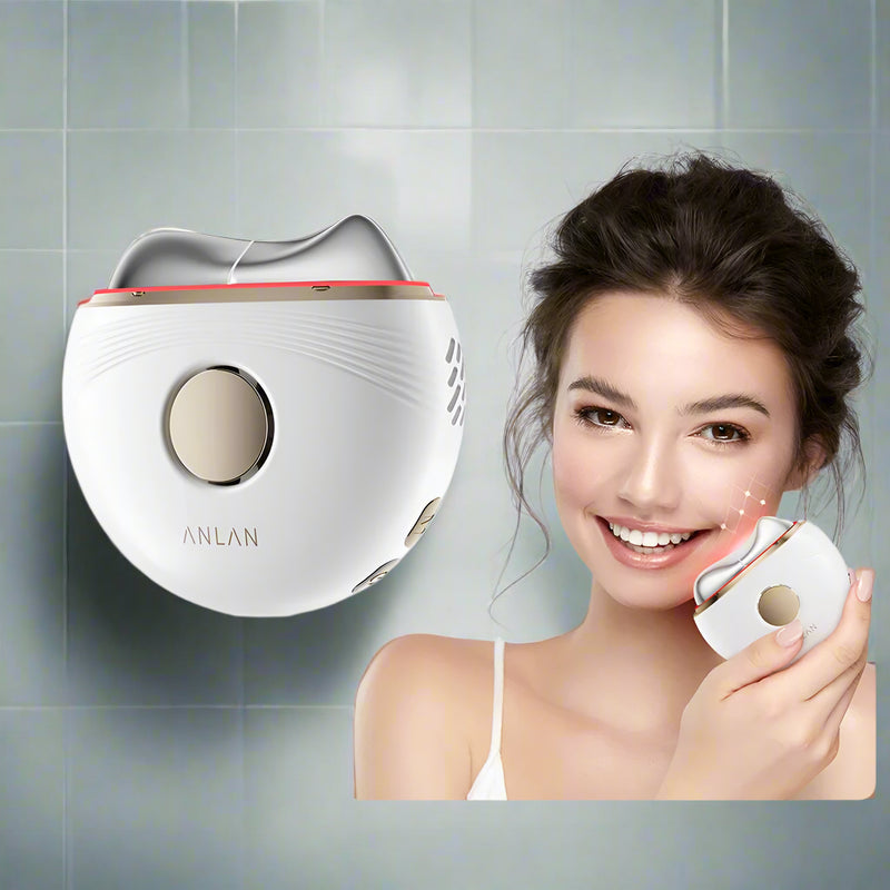 Danoz Beauty - ANLAN Electric Guasha Massager EMS Face Lifting Remove Edema Firming Skin Clod Heat Body Scraping Therapy Skincare Beauty Device