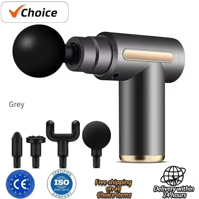 Experience targeted muscle relief with Danoz Health USB Mini Massage Gun.