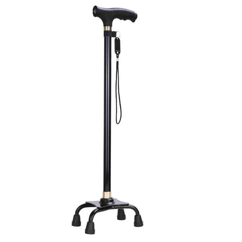 🦴 Danoz AidSmart | Multifunctional LED Walking Cane & Stick | Retractable Aluminium Alloy | 10-Step Adjustable Height | Non-Slip | Anti-Drop Wrist Strap | Perfect Gift for Seniors ❤️✨