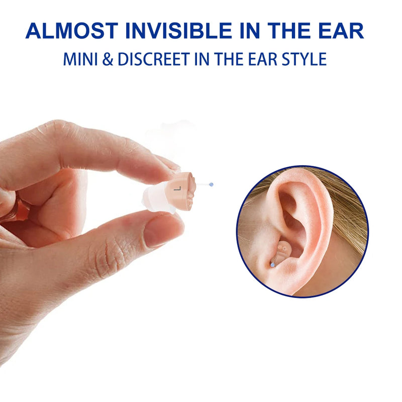 👂 Danoz HearingSmart | IncenSonic F23D3 Invisible CIC Hearing Aid | 16-Channel Digital | 4 Modes | Noise Reduction | One-Click Control | CE Certified | Left, Right & Pair ✨