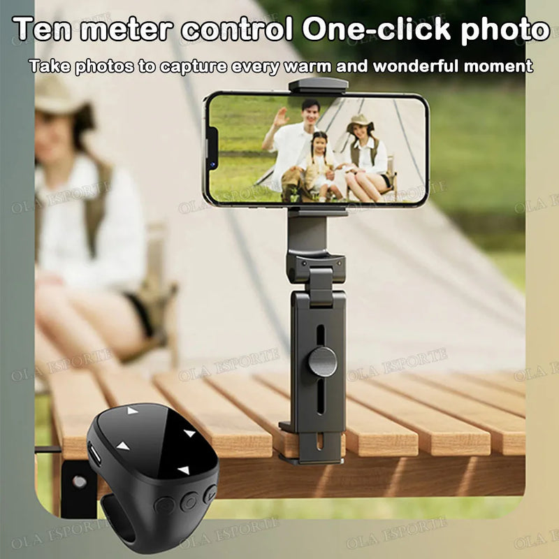 💍 Danoz TechSmart | Ola Esporte Fingertip Remote Scrolling Ring | Bluetooth 5.3 | TikTok & Reels Scroll | Selfie | eBook | Volume | 12-Hr Battery | Black, White & Pink