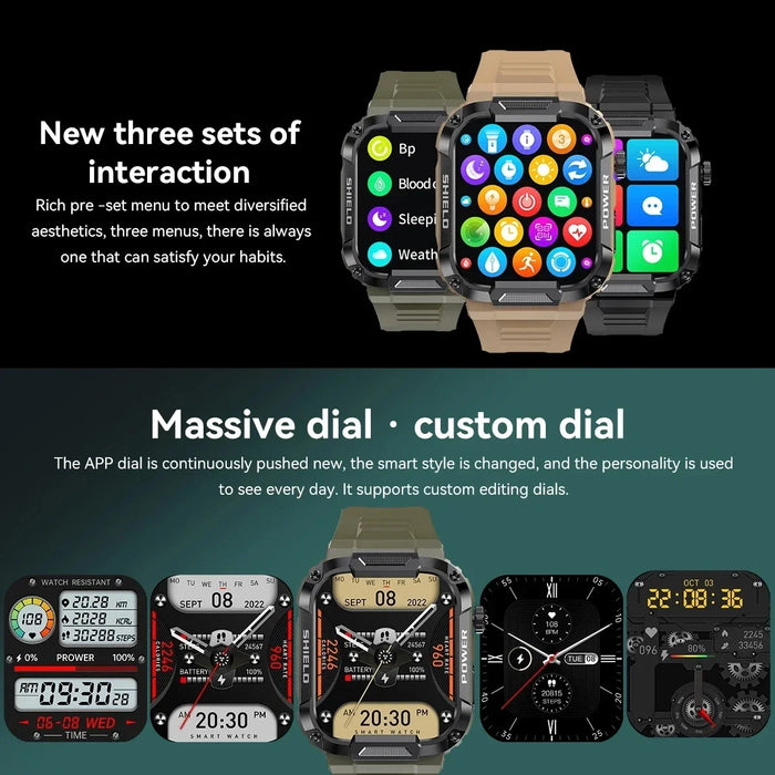 Experience rugged and advanced technology with the Xiaomi Military Smart Watch! Exclusively from Danoz Direct.