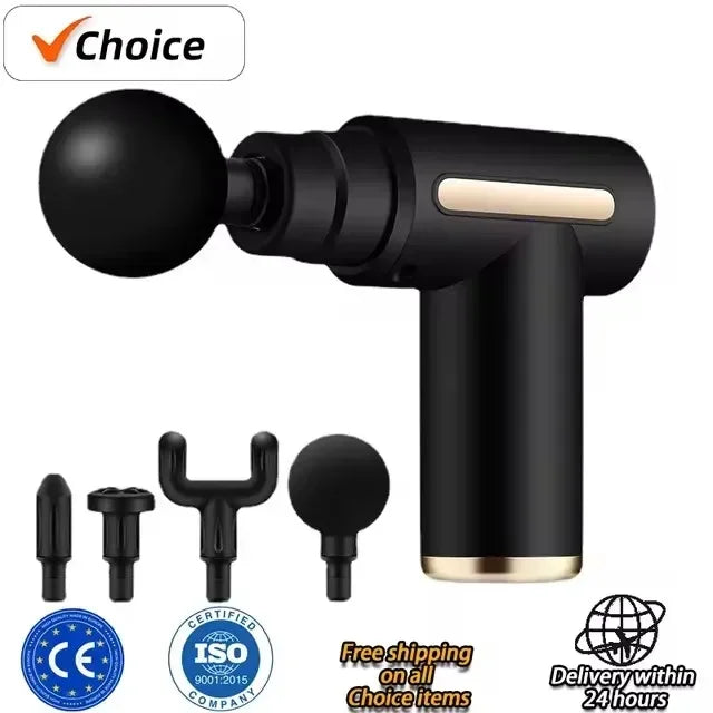 Experience targeted muscle relief with Danoz Health USB Mini Massage Gun.