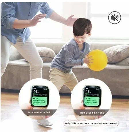 Danoz Sports - SilentBounch - Indoor Silent Basketball, High Density Foam Material Kida & Adults Ball - Free Carry Net