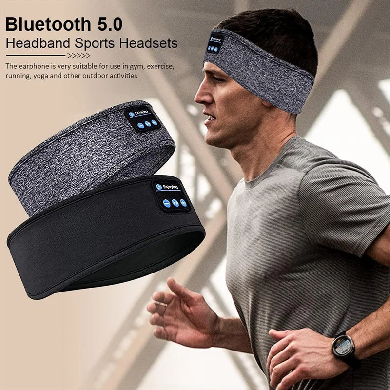 Upgrade your sleep and workout game with Danoz Direct - EarBand, the ultimate combo of a headband and Bluetooth earphones!
