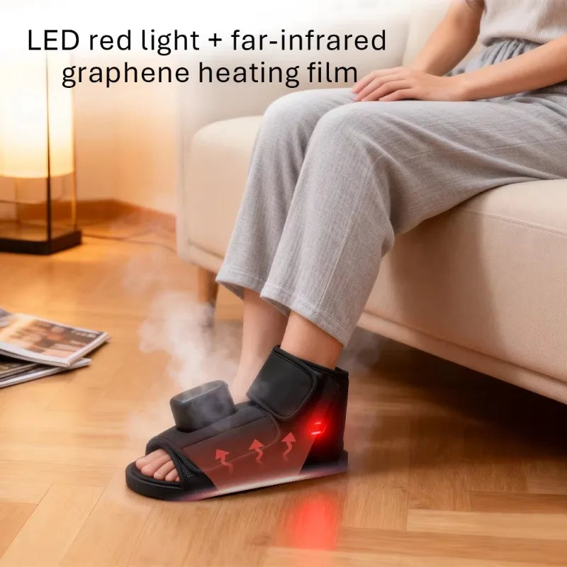 🦶 Danoz EMSmart | EMS Foot Massager | Red Light Therapy | Heating | Air Pressure | USB Rechargeable | Timing Control | Reflexology & Fatigue Relief