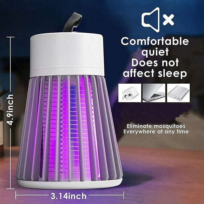 Danoz Pest - Electric Shock Mosquito and Bugs🦟🐝 Killer Lamp Waterproof 2 in 1 Bug Zapper For Indoors & Outdoors Use. USB Chargeable