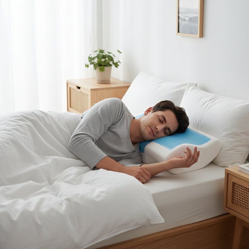 Danoz Bedroom - Get the ultimate sleep experience with our Memory Foam Gel Pillow - Incl Postage