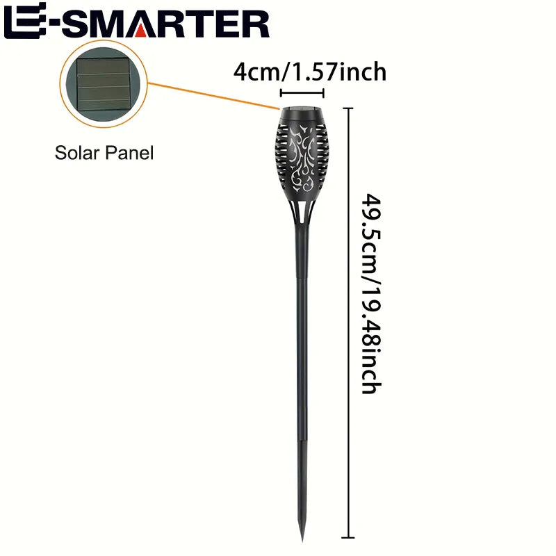 Bring a magical glow to your garden with Danoz Lights! These 12LED solar flame torch lights flicker like real flames, creating a cozy, enchanting atmosphere - Buy 1 Get 1 Free!