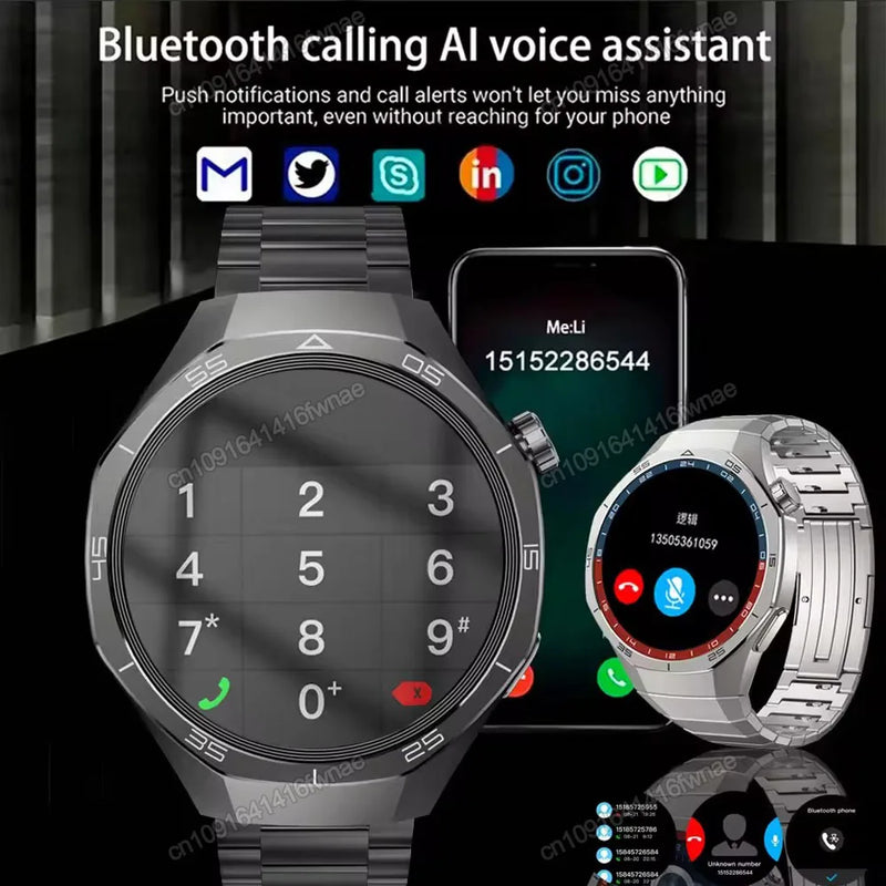 ⌚ Danoz TechSmart | Ola Esporte 2026 Smart Watch | AMOLED HD Screen | GPS + Bluetooth Call | Heart Rate & SpO2 | IP68 Waterproof | 8 Styles ✨