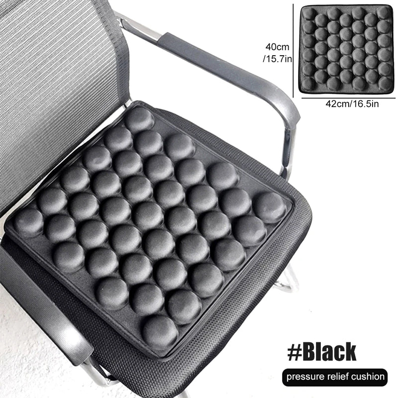 🧘 Danoz SeatSmart | 3D Air Cell Seat Cushion | 30% Pressure Relief | No-Pump | Sciatica & Tailbone Pain | Office, Car & Home