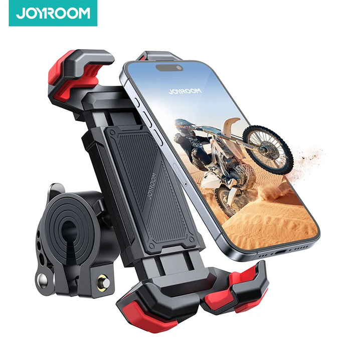 Danoz Cycles 🚴 Joyroom Bike Phone Mount Motorcycle Phone Holder Cell Holder Bicycle Scooter Handlebar Cradle Clip for iPhone