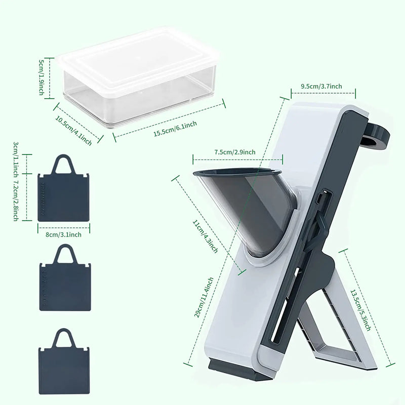 Effortlessly slice and dice 🍳🧑‍🍳 your way to perfect meals with Danoz Kitchen All Vegetables Cutter