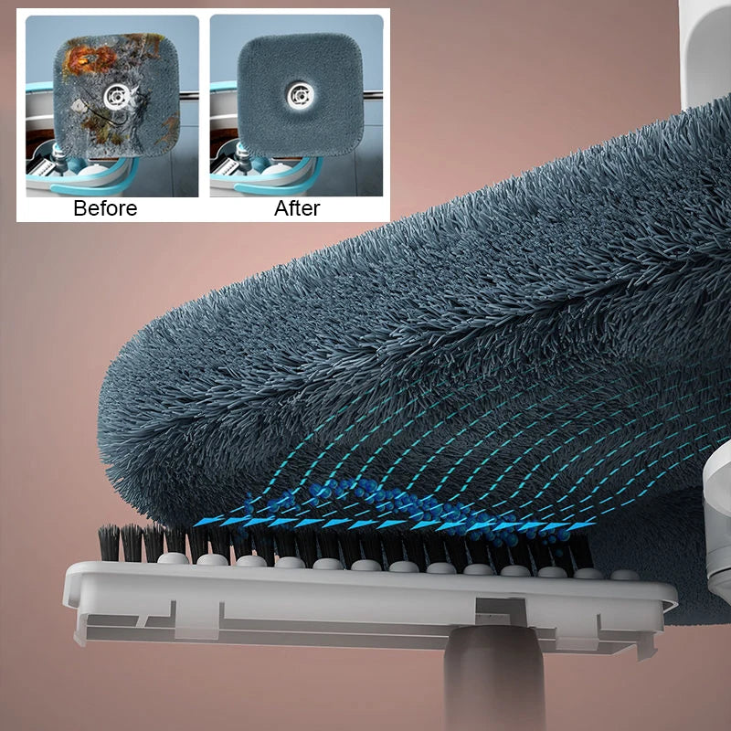 🧹 Danoz CleanSmart | SpinClean Self-Cleaning Mop & Bucket Set | 360° Spin | Hands-Free Wringing | Dirty water Separation | Telescopic Handle